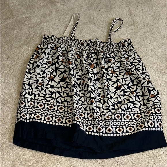 Calvin Klein Black and White Patterned Top - Picture 4 of 4